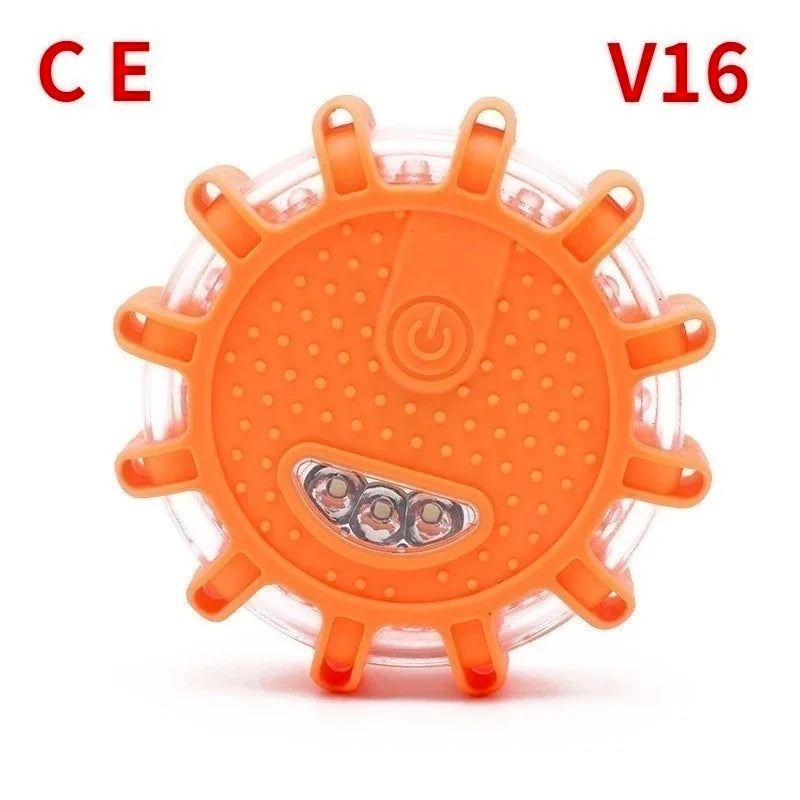 Car Emergency Light V16 Homologated DGT Roadside Flare Beacon