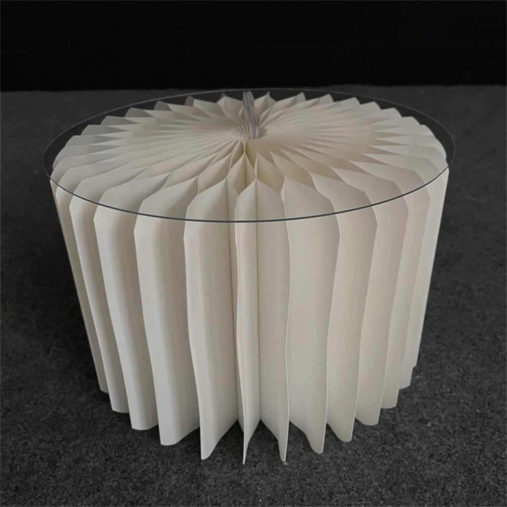 Nonecn Cylindrical Paper Folding Wedding Flower Ornament Origami Decor