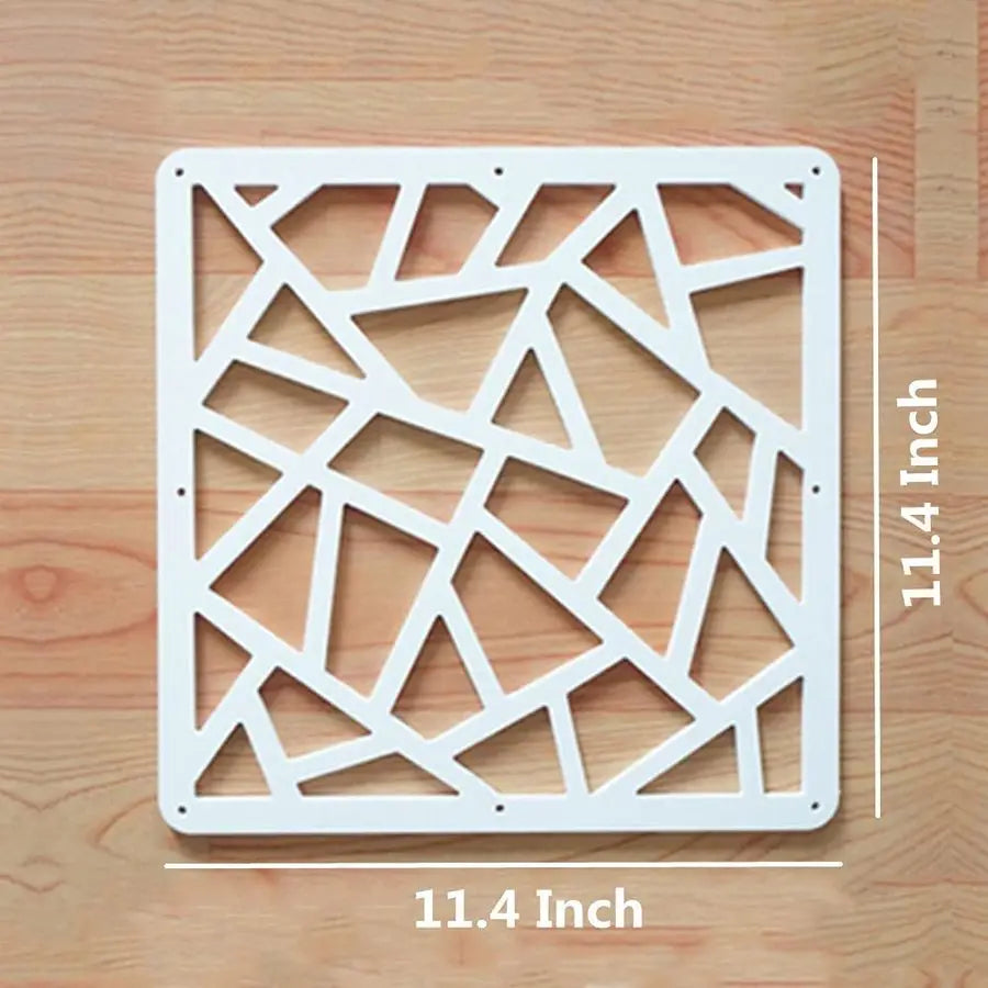 Hanging Room Divider Panels, 12 Pieces, Wood Plastic DIY Screens