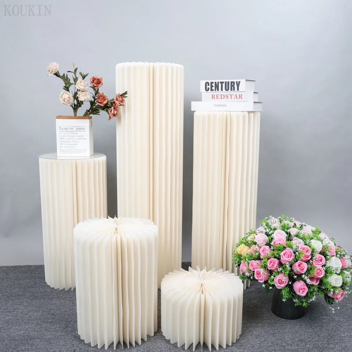NONECN Party Round Pedestal Stands for Dessert Displays
