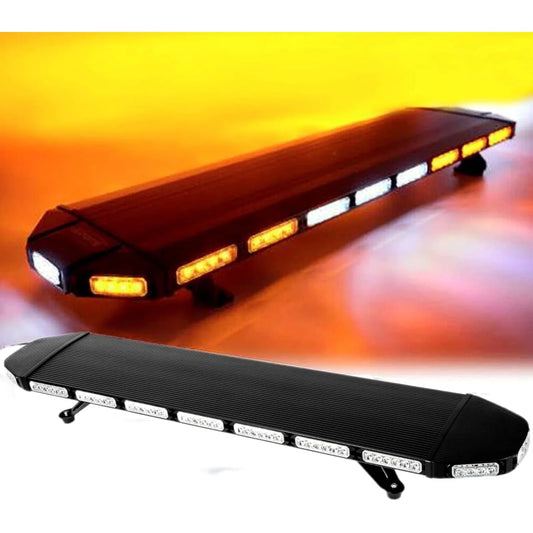 108W LED Strobe Light Bar Emergency Beacon for Construction Vehicles