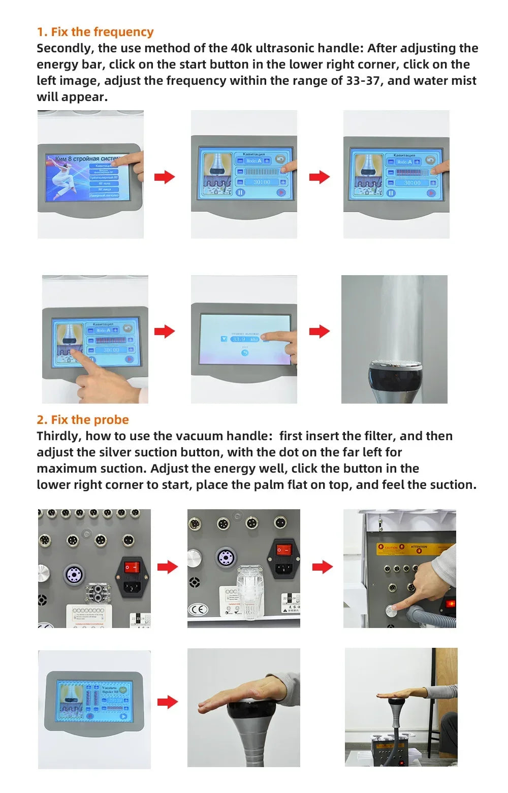 Moonic Beauty 6 In 1 40K Ultrasonic Cavitation Machine for Body Slimming