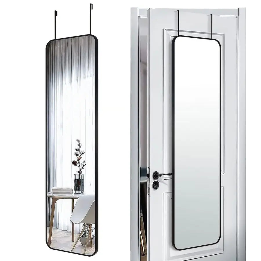 Rectangular Full Body Mirror Wall Mounted Door Hanging Entryway