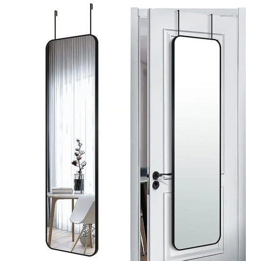 Rectangular Full Body Mirror Wall Mounted Door Hanging Entryway