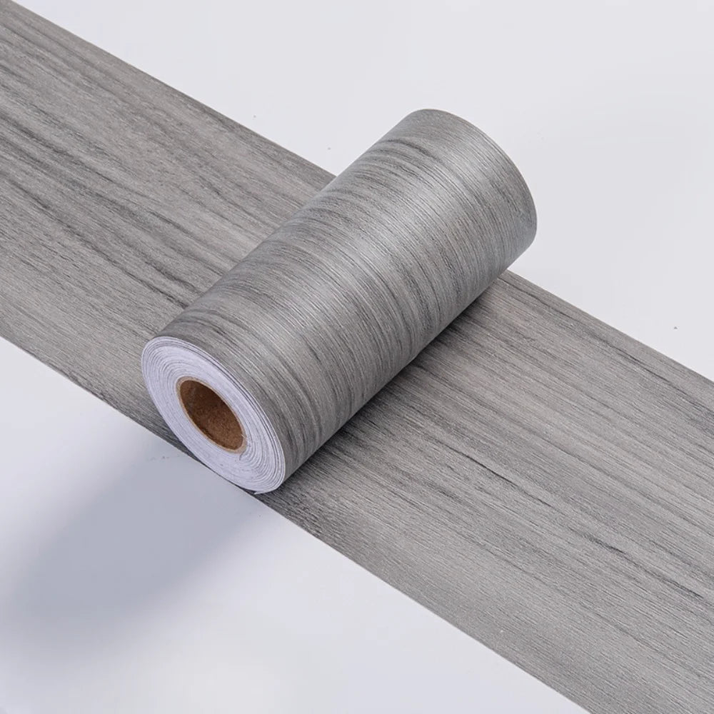 Imitation Wood Grain Door Frame Decoration Sticker for Walls and Floors