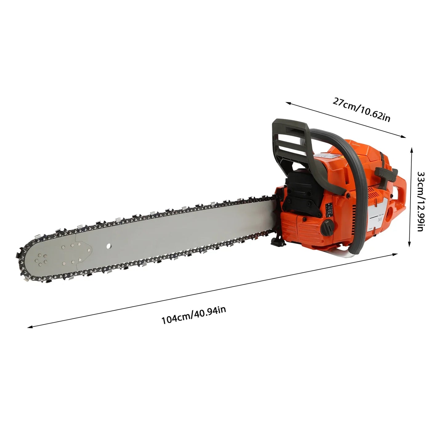 Gasoline Chainsaw 65 To 72cc Two Stroke Pull Start