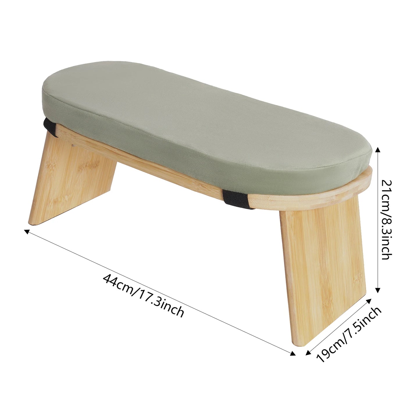 Bymaocar Foldable Meditation Bench Kneeling Stool For Home Use