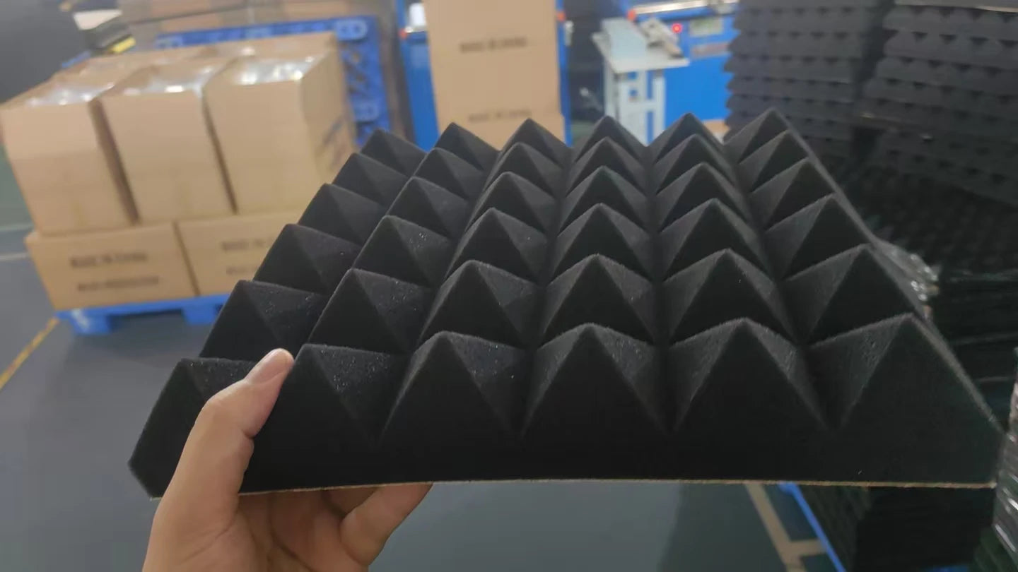 Self Adhesive Eggcrate Acoustic Foam Panels For Home And Studios