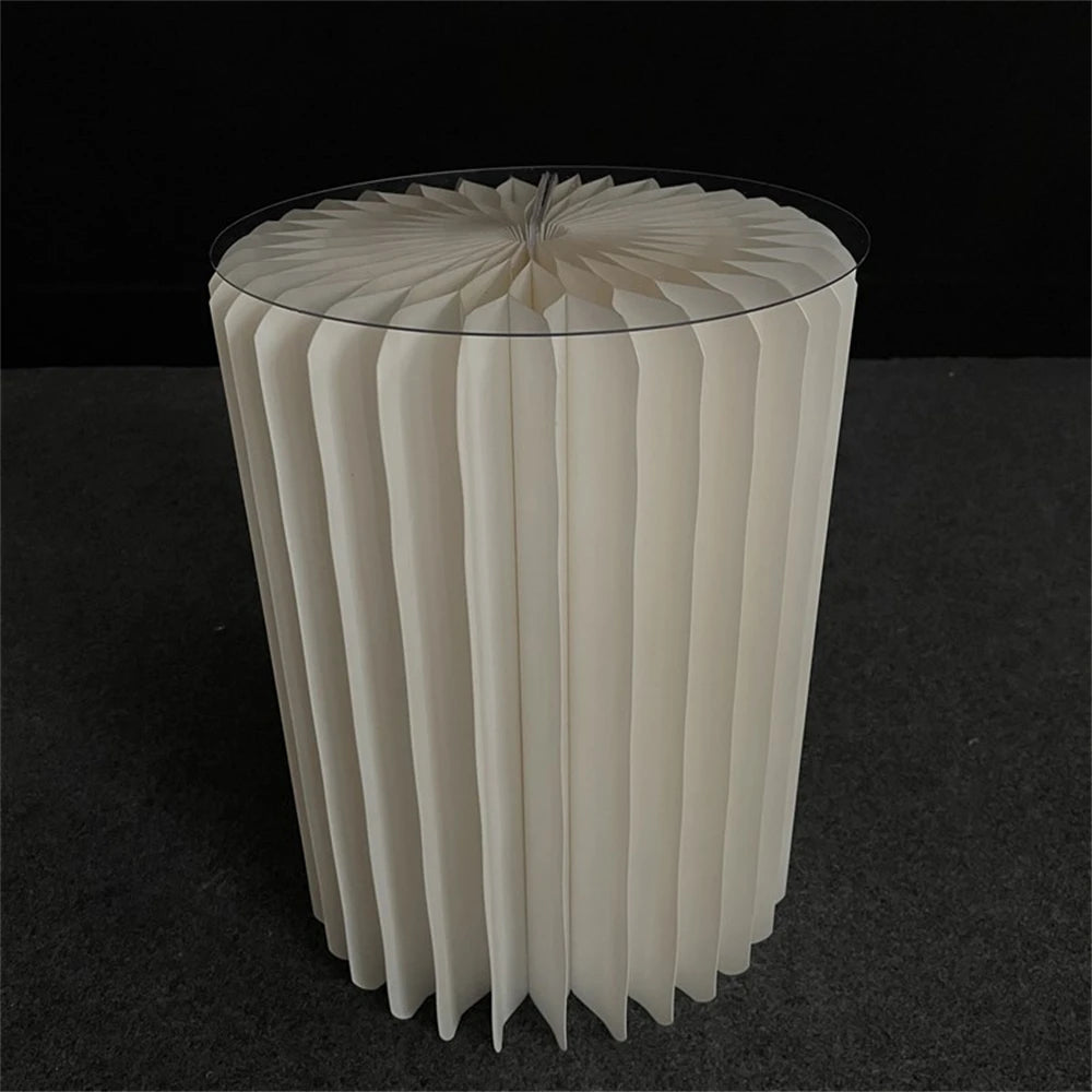 Nonecn Cylindrical Paper Folding Wedding Flower Ornament Origami Decor
