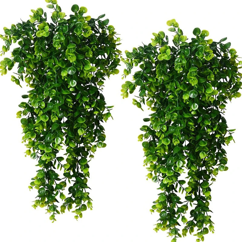 Faux Eucalyptus Hanging Plant Vine UV Resistant for Outdoor Decor