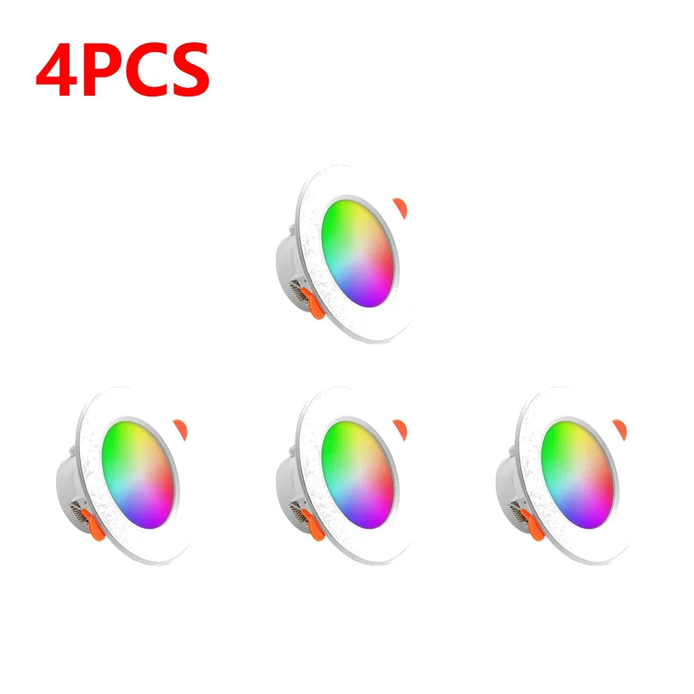 Alloet 10W Smart Led Downlight Bluetooth Ceiling Lamp App Control